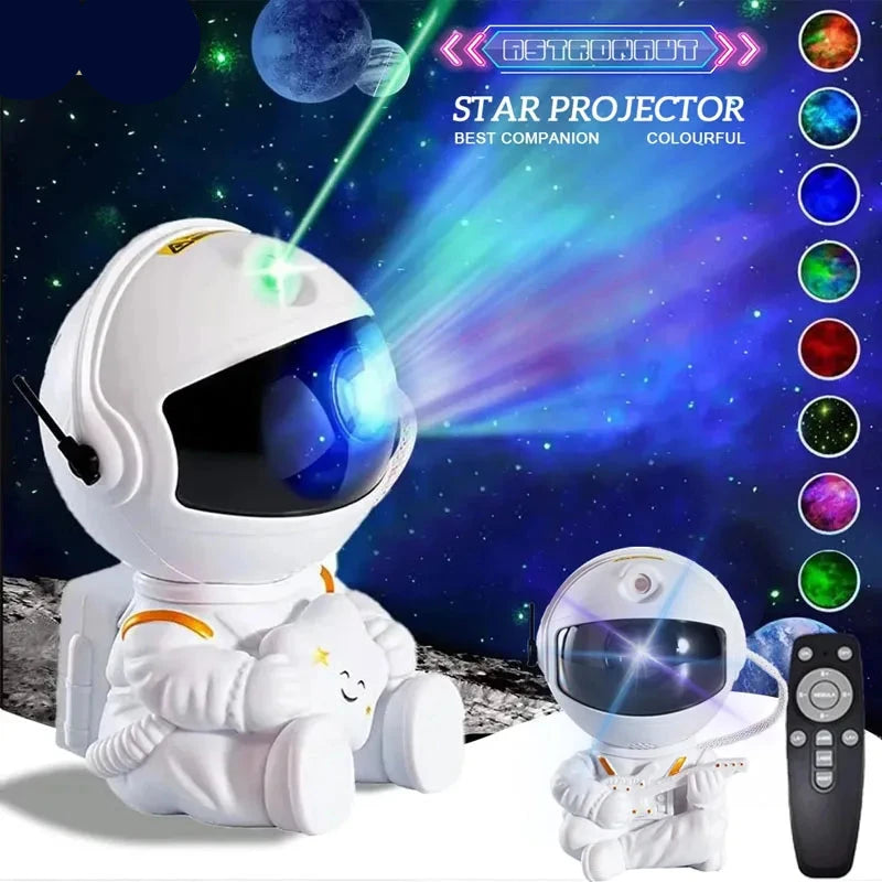 Stellar Astronaut Star Projector Lamp